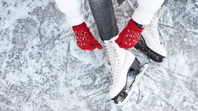 Holiday Ice Skating on Folly Beach
